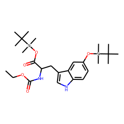 5-Hydroxytryptophan, ethoxycarbonylated, TBDMS # 1