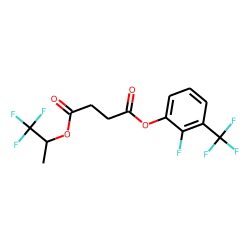 Succinic acid, 1,1,1-trifluoroprop-2-yl 2-fluoro-3-(trifluoromethyl)phenyl ester