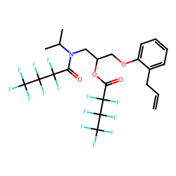 Alprenolol, N,O-di(heptafluorobutyryl)-