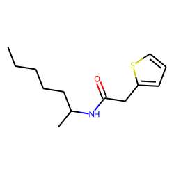 2-Thiopheneacetamide, N-(hept-2-yl)-