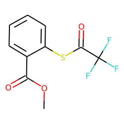 Benzoic acid, 2-(trifluoroacetylthio)-, methyl ester