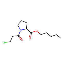 L-Proline, N-(3-chloropropionyl)-, pentyl ester