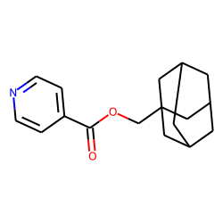 Isonicotinic acid, 1-adamantylmethyl ester