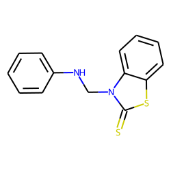 3-Anilinomethyl-2(3)-benzole thiazolethione