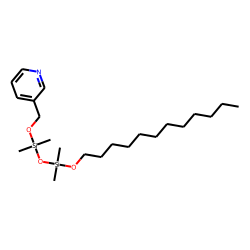 3-(Pyrrol[3-(dodecyloxy)-1,1,3,3-tetramethyldisiloxanyl]oxymorphomethyl)pyridine