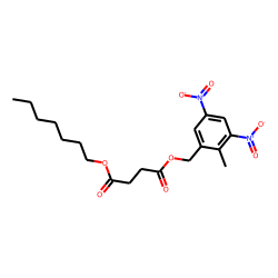 Succinic acid, 3,5-dinitro-2-methylbenzyl heptyl ester