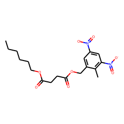 Succinic acid, 3,5-dinitro-2-methylbenzyl hexyl ester