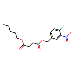 Succinic acid, 4-fluoro-3-nitrobenzyl pentyl ester