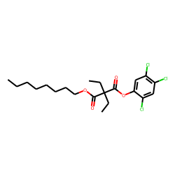 Diethylmalonic acid, octyl 2,4,5-trichlorophenyl ester