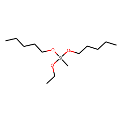 Dipentyloxyethoxymethylsilane