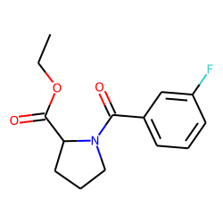 L-Proline, N-(3-fluorobenzoyl)-, ethyl ester