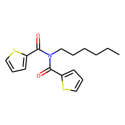 2-Thiophenecarboxamide, N-hexyl-N-(2-thiophenecarbonyl)-