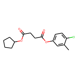 Succinic acid, 4-chloro-3-methylphenyl cyclopentyl ester