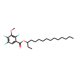 2,4,5-Trifluoro-3-methoxybenzoic acid, 3-pentadecyl ester