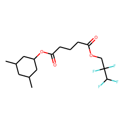 Glutaric acid, 3,5-dimethylcyclohexyl 2,2,3,3-tetrafluoropropyl ester