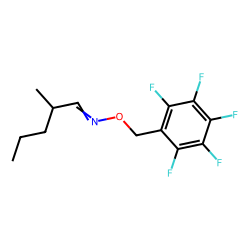 2-Methylpentanal oxime, O-[(pentafluorophenyl)methyl]-