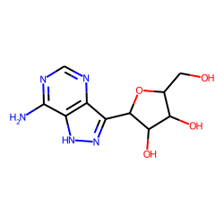 1H-Pyrazolo[4,3-d]pyrimidine, 7-amino-3-«beta»-D-ribofuranosyl-