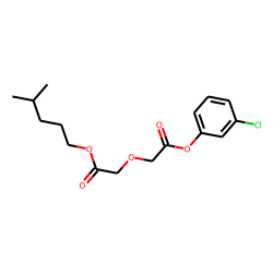 Diglycolic acid, 3-chlorophenyl isohexyl ester