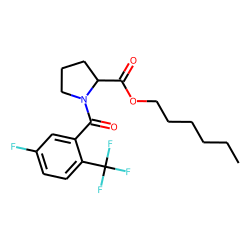 L-Proline, N-(5-fluoro-2-trifluoromethylbenzoyl)-, hexyl ester