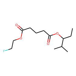 Glutaric acid, 2-methylpent-3-yl 2-fluoroethyl ester