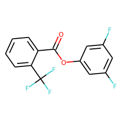 2-Trifluoromethylbenzoic acid, 3,5-difluorophenyl ester