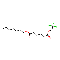 Adipic acid, heptyl 2,2,2-trichloroethyl ester