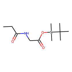 Glycine, N-(1-oxopropyl)-, tert-butyldimethylsilyl ester