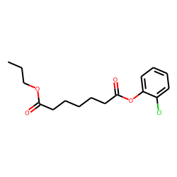 Pimelic acid, 2-chlorophenyl propyl ester