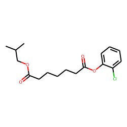 Pimelic acid, 2-chlorophenyl isobutyl ester