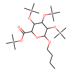 Butyl glucuronide, TMS