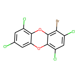1-bromo-2,4,7,9-tetrachloro-dibenzo-p-dioxin