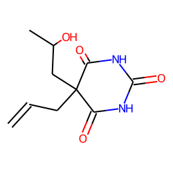 Barbituric acid, 5-(2-propenyl)-5-(2-hydroxypropyl)