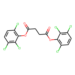 Succinic acid, di(2,3,6-trichlorophenyl) ester