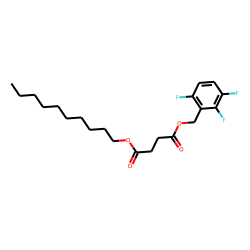 Succinic acid, decyl 2,3,6-trifluorobenzyl ester