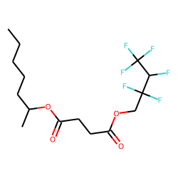 Succinic acid, hept-2-yl 2,2,3,4,4,4-hexafluorobutyl ester