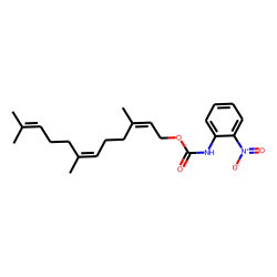 O-nitro carbanilic acid, farnesol ester