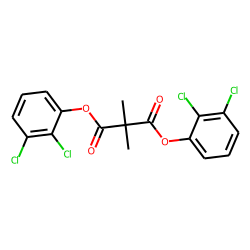 Dimethylmalonic acid, di(2,3-dichlorophenyl) ester