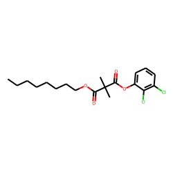Dimethylmalonic acid, 2,3-dichlorophenyl octyl ester