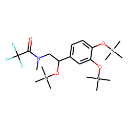 N-(Trifluoracetyl)-O,O',O''-tris(trimethylsilyl)epinephrine