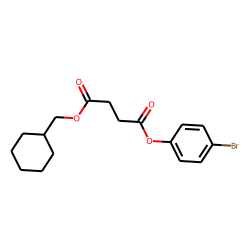 Succinic acid, cyclohexylmethyl 4-bromophenyl ester