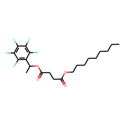 Succinic acid, nonyl 1-(pentafluorophenyl)ethyl ester