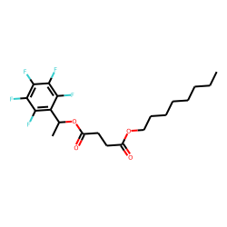 Succinic acid, octyl 1-(pentafluorophenyl)ethyl ester