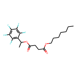 Succinic acid, heptyl 1-(pentafluorophenyl)ethyl ester