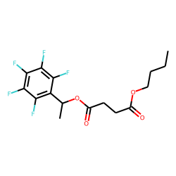 Succinic acid, butyl 1-(pentafluorophenyl)ethyl ester