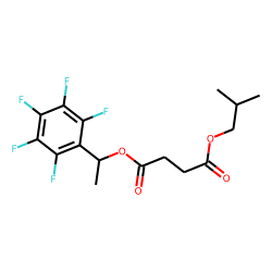 Succinic acid, isobutyl 1-(pentafluorophenyl)ethyl ester
