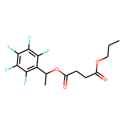 Succinic acid, 1-(pentafluorophenyl)ethyl propyl ester