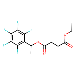 Succinic acid, ethyl 1-(pentafluorophenyl)ethyl ester