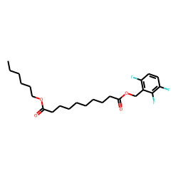 Sebacic acid, hexyl 2,3,6-trifluorobenzyl ester