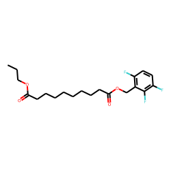 Sebacic acid, propyl 2,3,6-trifluorobenzyl ester