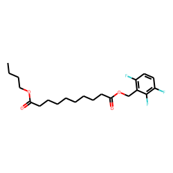 Sebacic acid, butyl 2,3,6-trifluorobenzyl ester